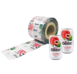 Etiquetas retráctiles para empaque de latas de bebidas